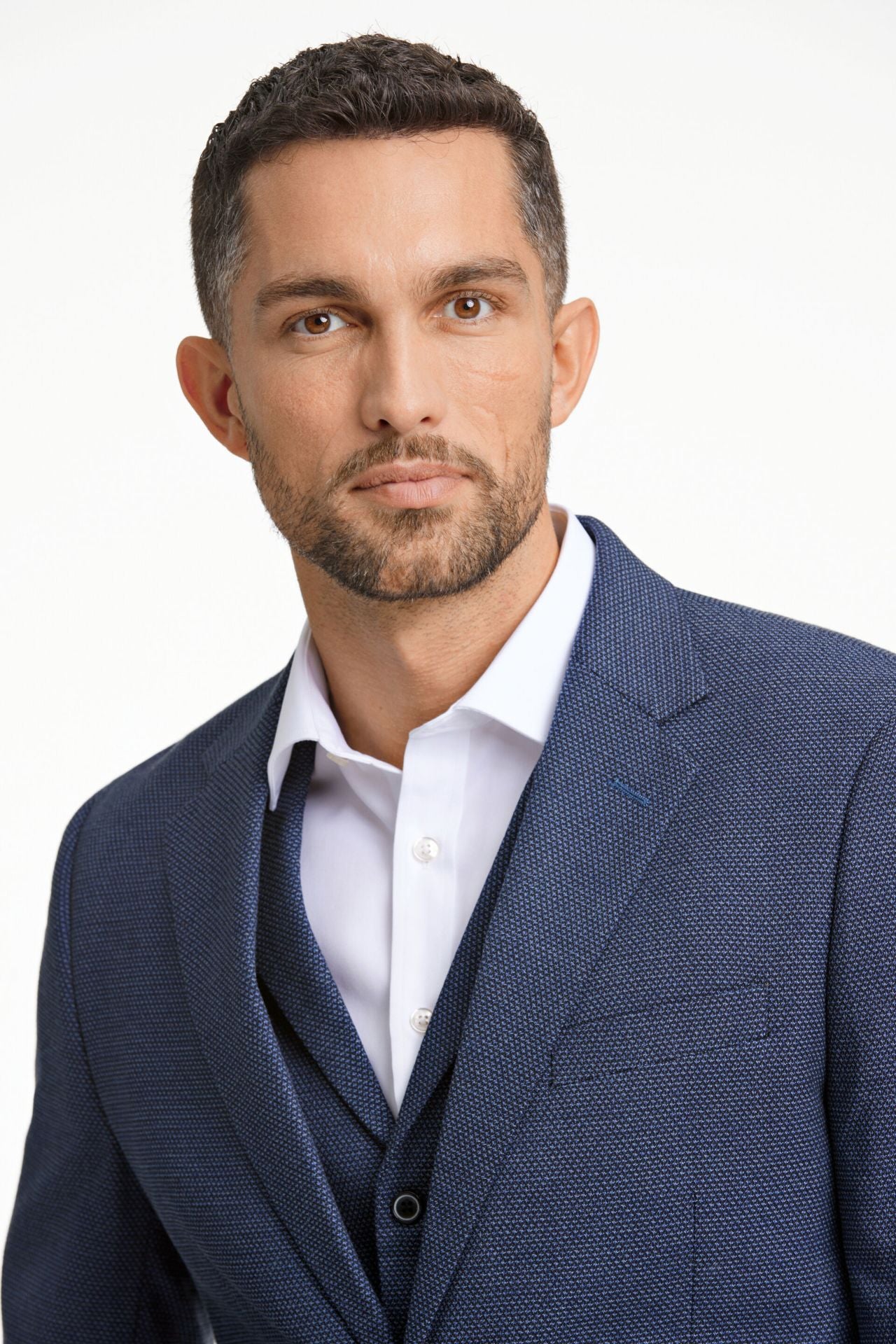 Dobby stretch blazer
