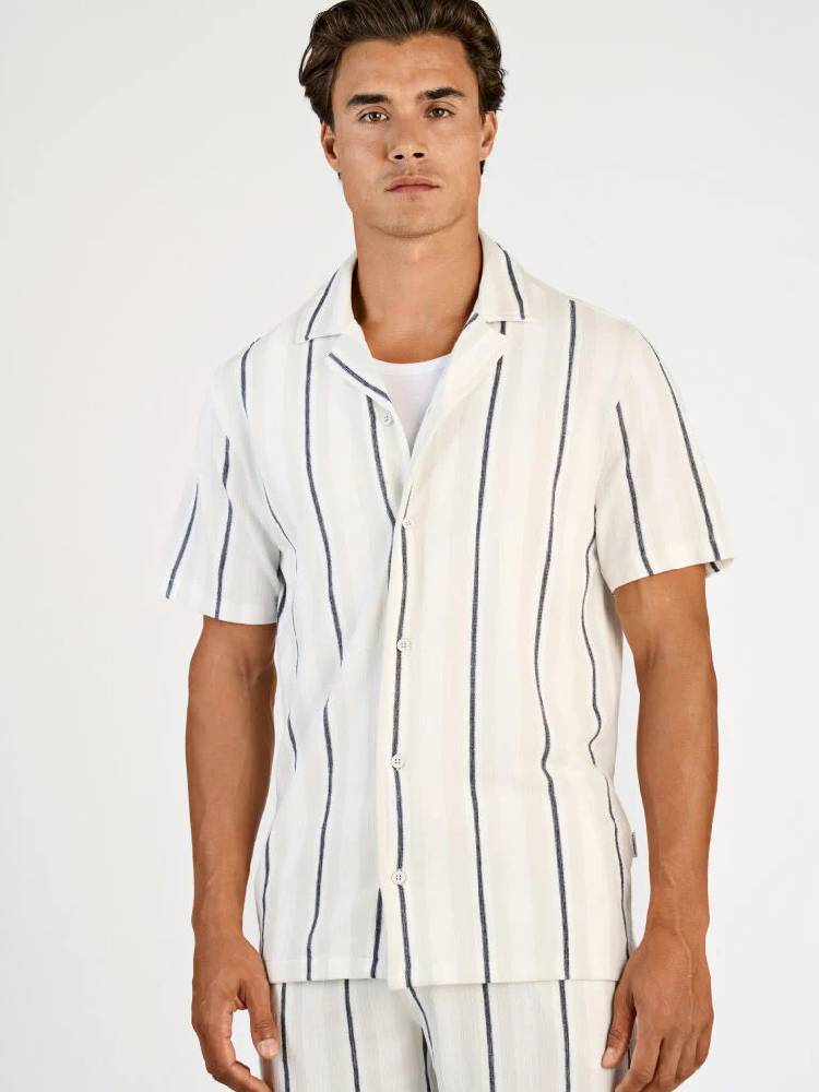 Knitted resort collar S/S