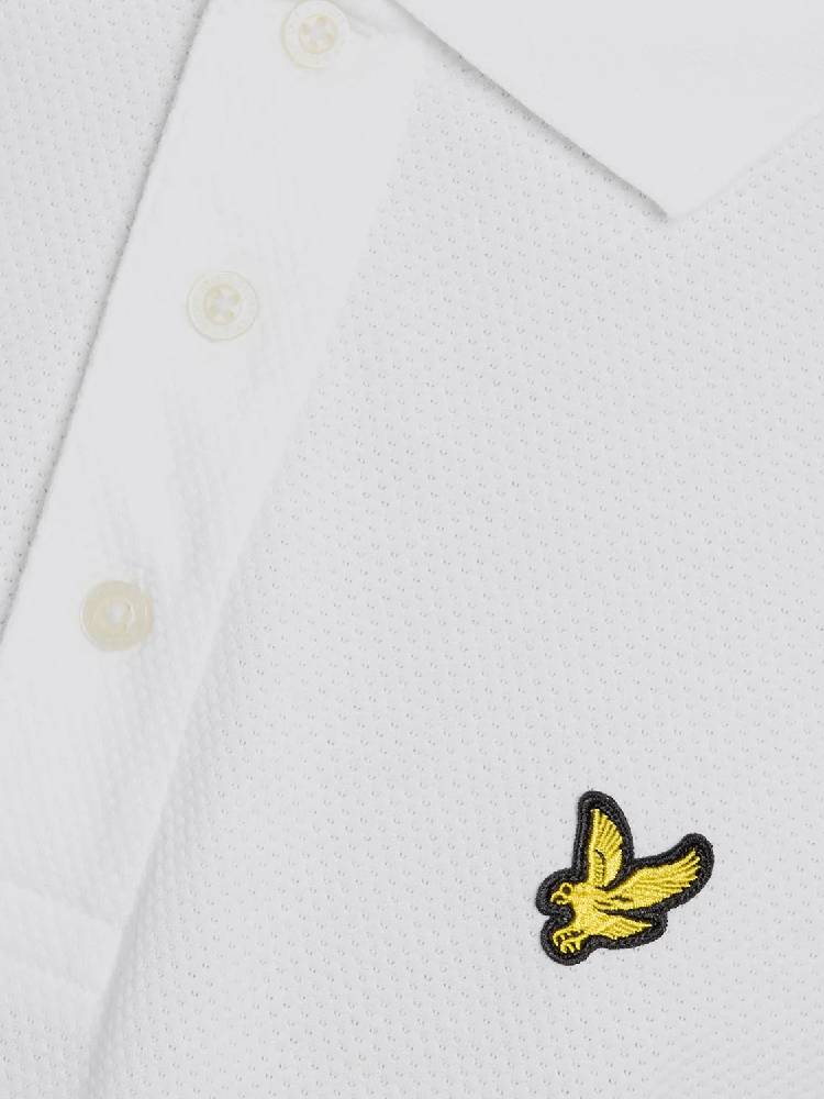 Popcorn Jacquard Polo Shirt