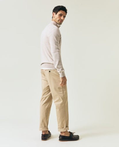 Cotton Half-Zip Sweater