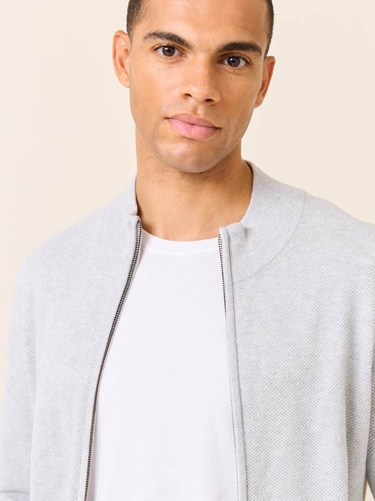 Terry cardigan