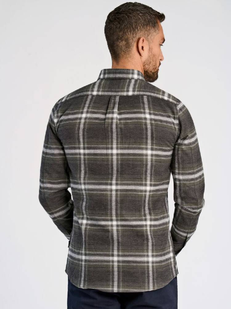 Brushed checked shirt L/S