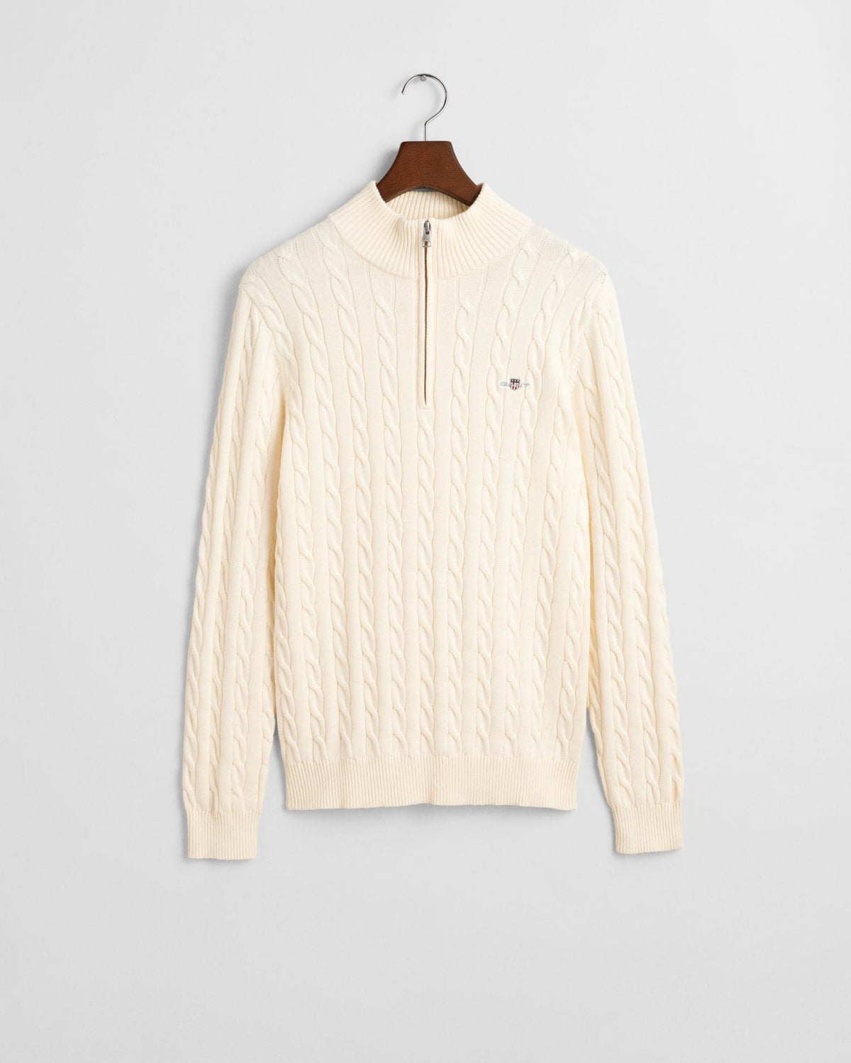 Cotton Cable Half Zip