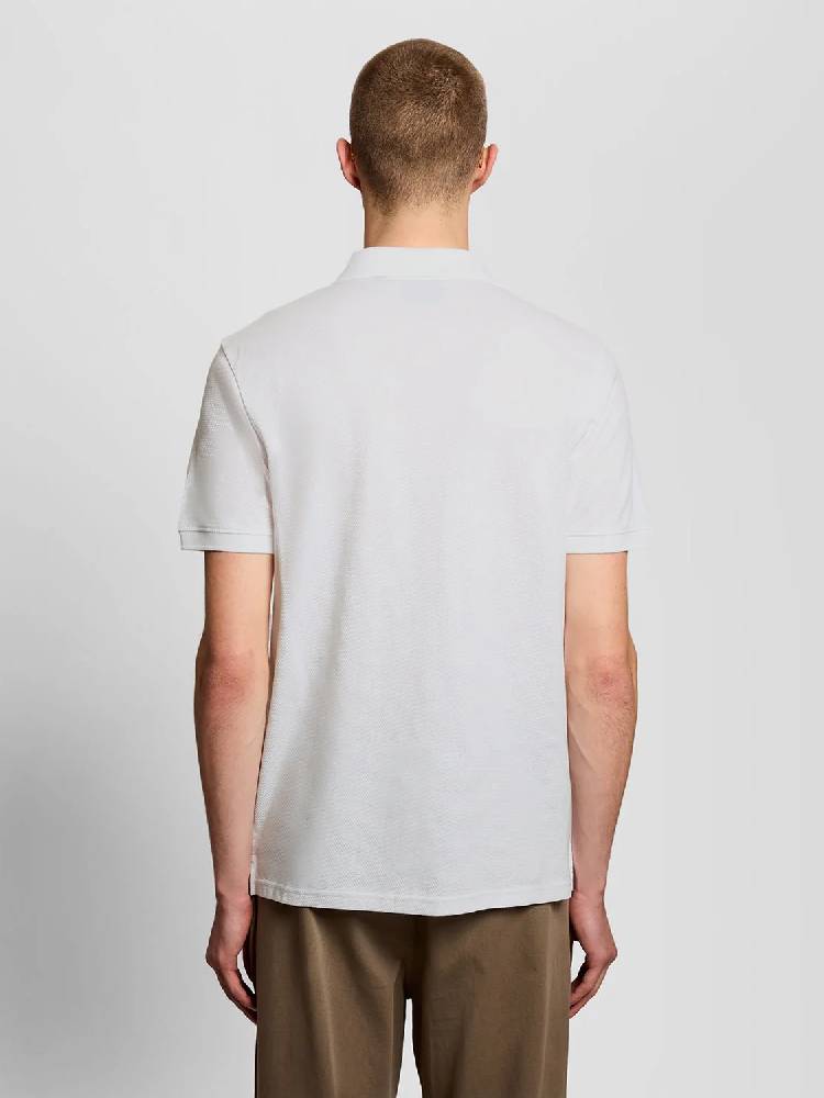 Popcorn Jacquard Polo Shirt