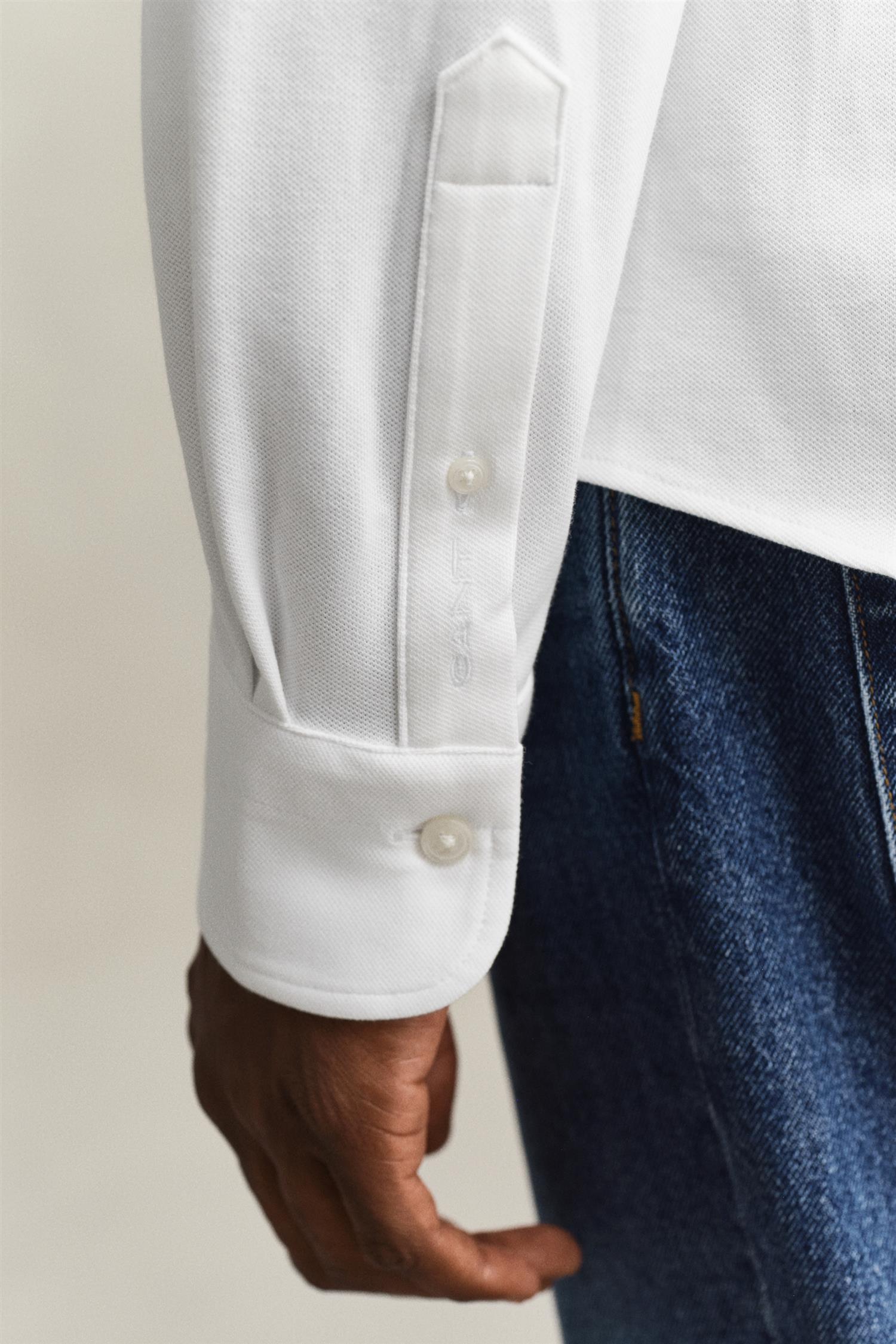 REG JERSEY PIQUE STRETCH SHIRT