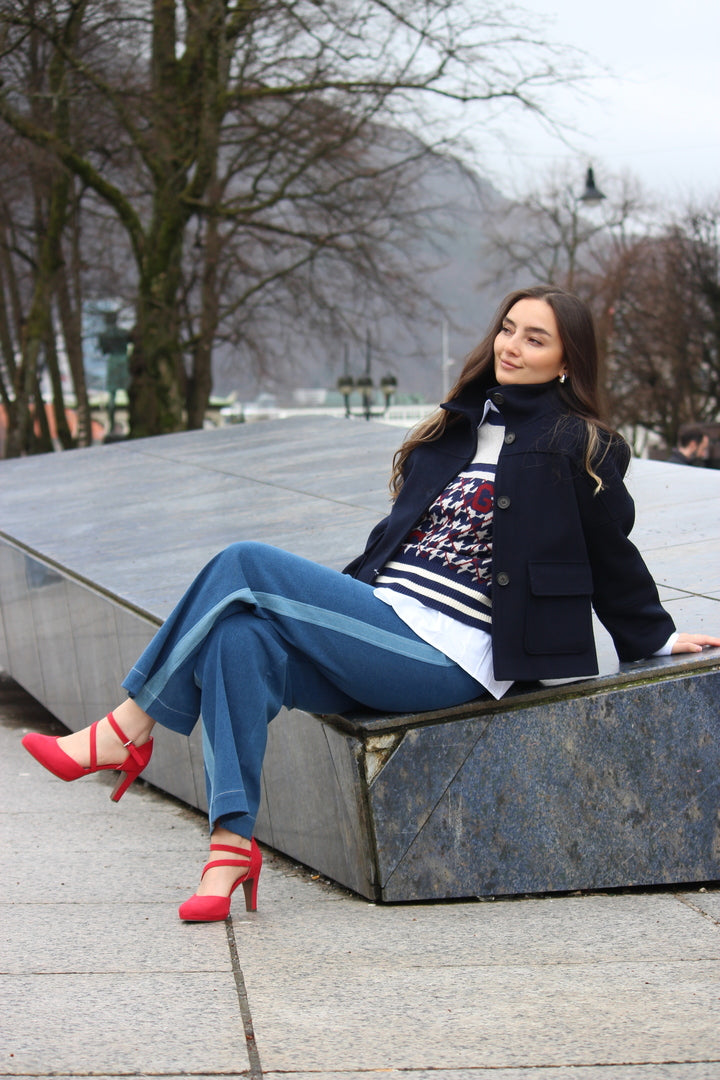 CROPPED WOOL JACKET