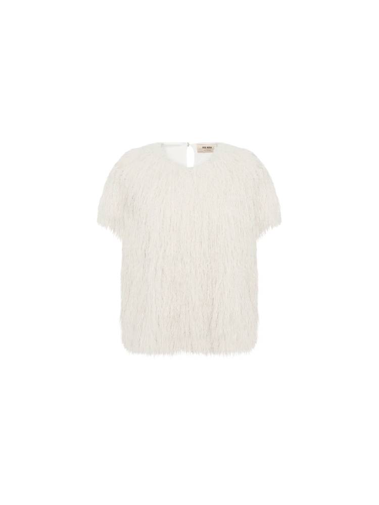 MMBrim O-SS Faux Fur Tee