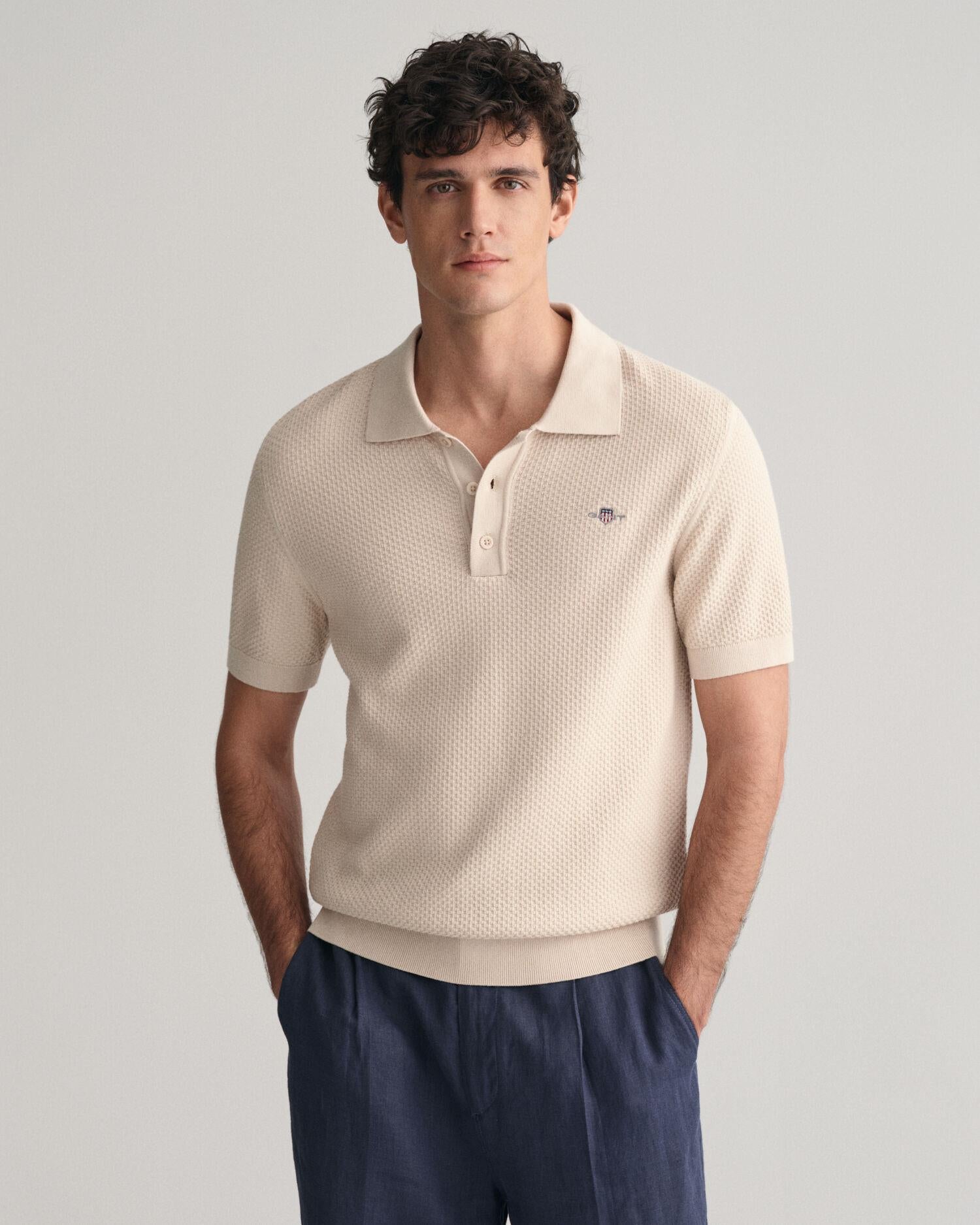 STRUCTURED COTTON SS POLO