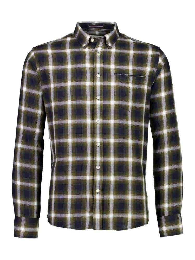 Brushed check shirt L/S