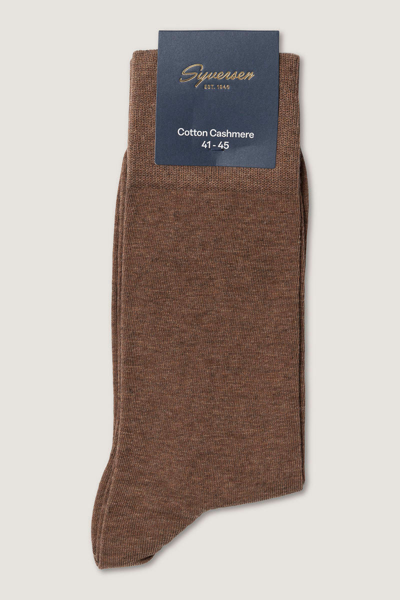 Cotton Cashmere Blend Crew Sock