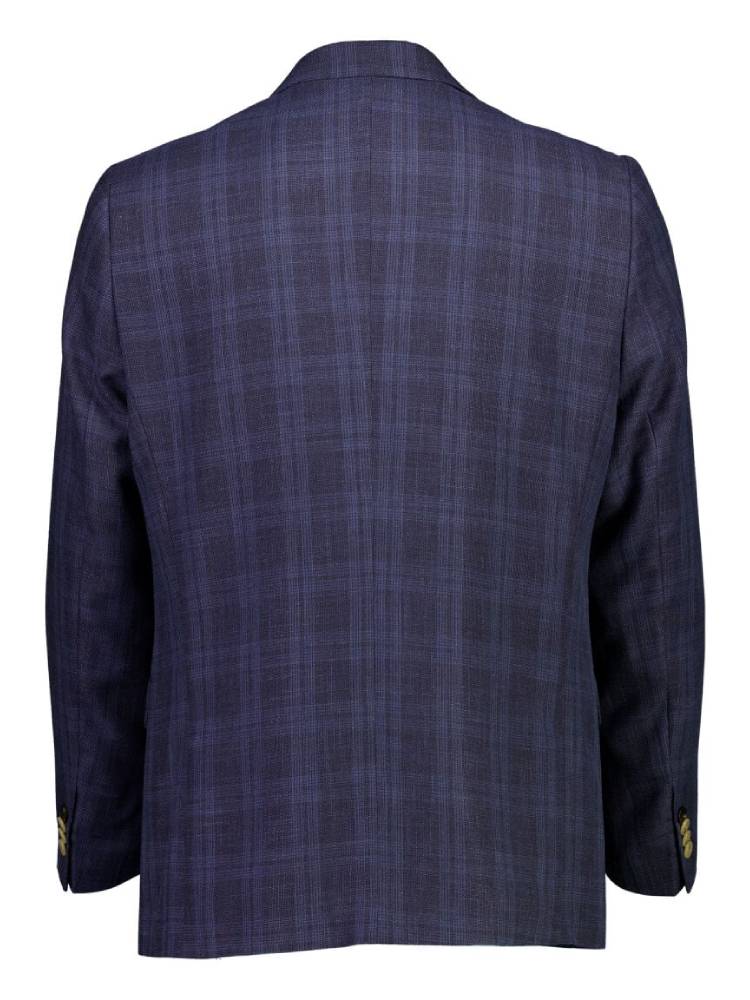 Dobby check blazer