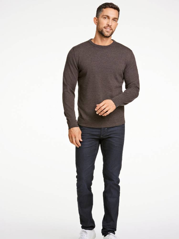 100 % Merino Crew Neck Knit