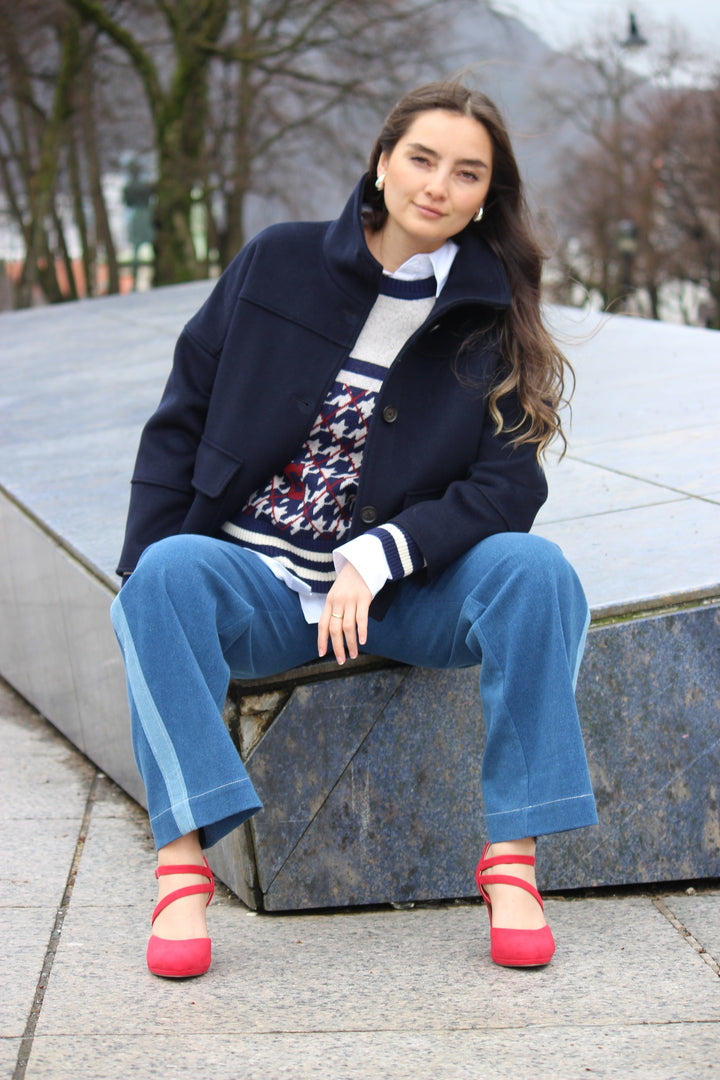 CROPPED WOOL JACKET