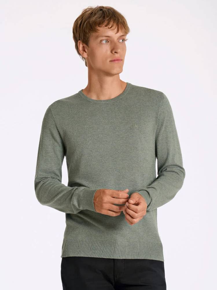 Ecovero L/S o-neck knit