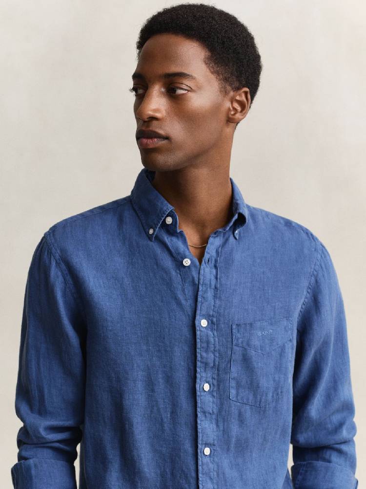 Reg Gmnt Dyed Linen Shirt