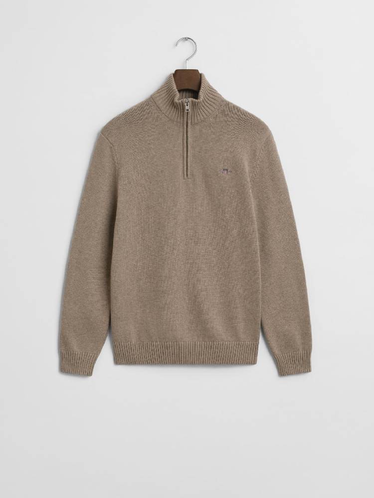 Casual Cotton Half Zip