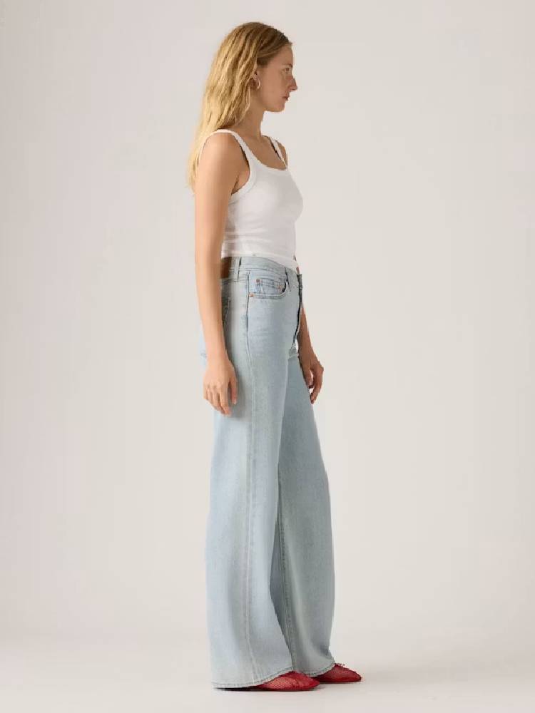 RIBCAGE WIDE LEG H223 OF COURSE STONE