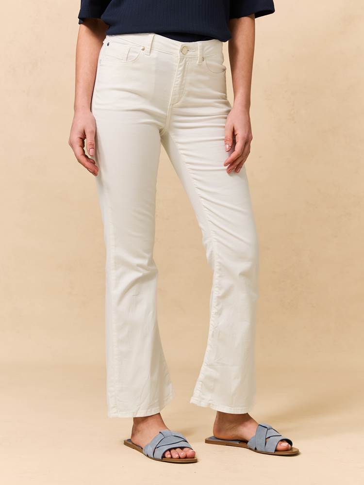Sabine cropped flared color