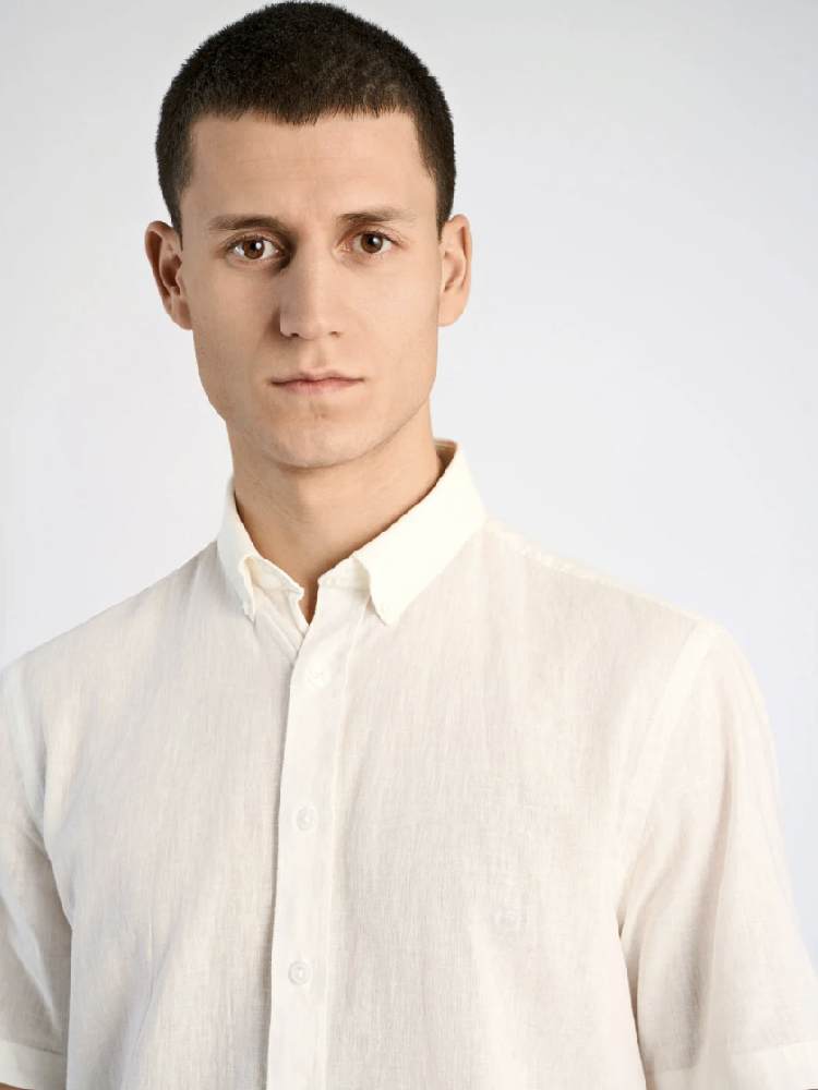 Linen/cotton shirt S/S