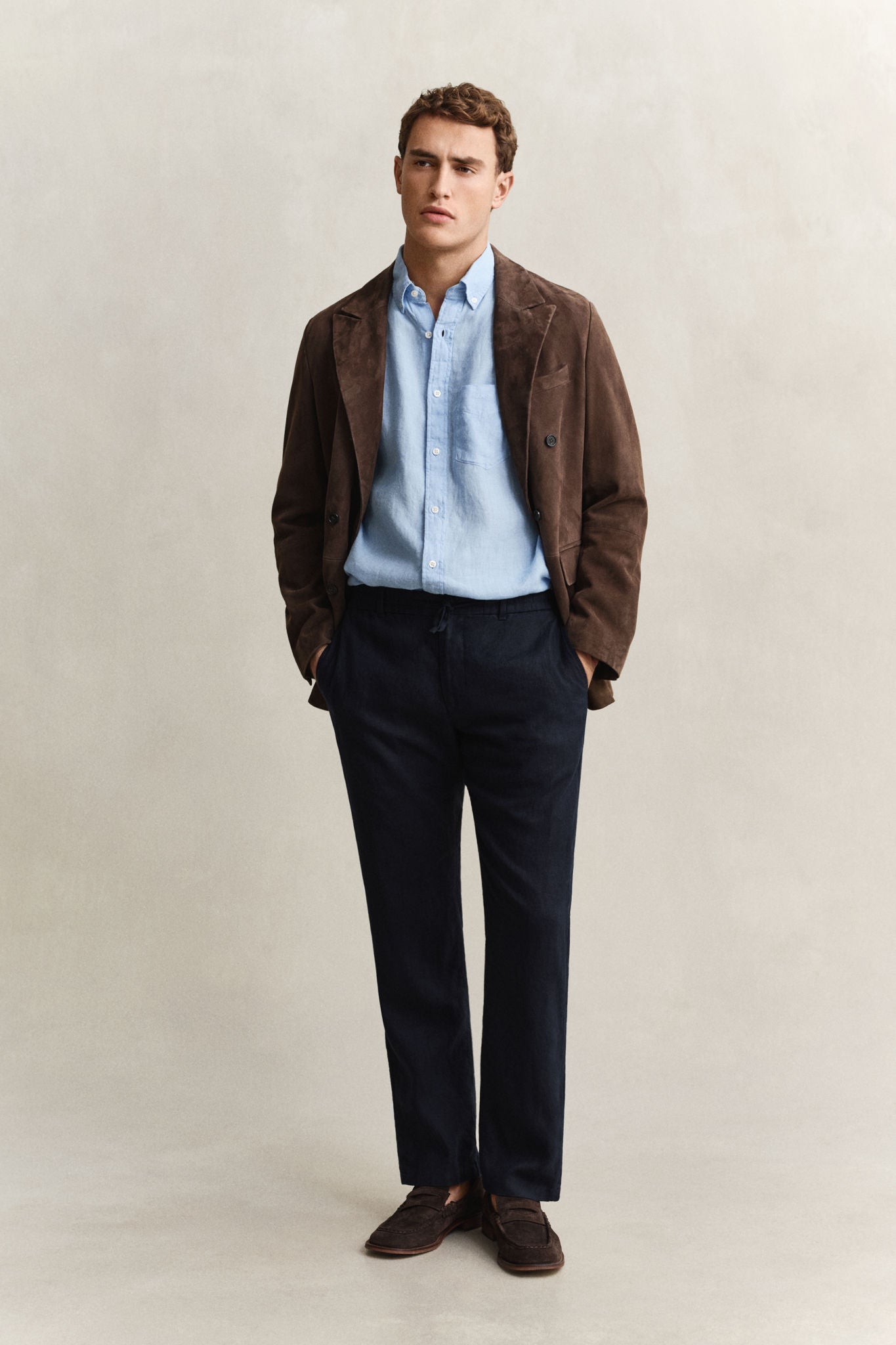 Reg Linen Ds Pants