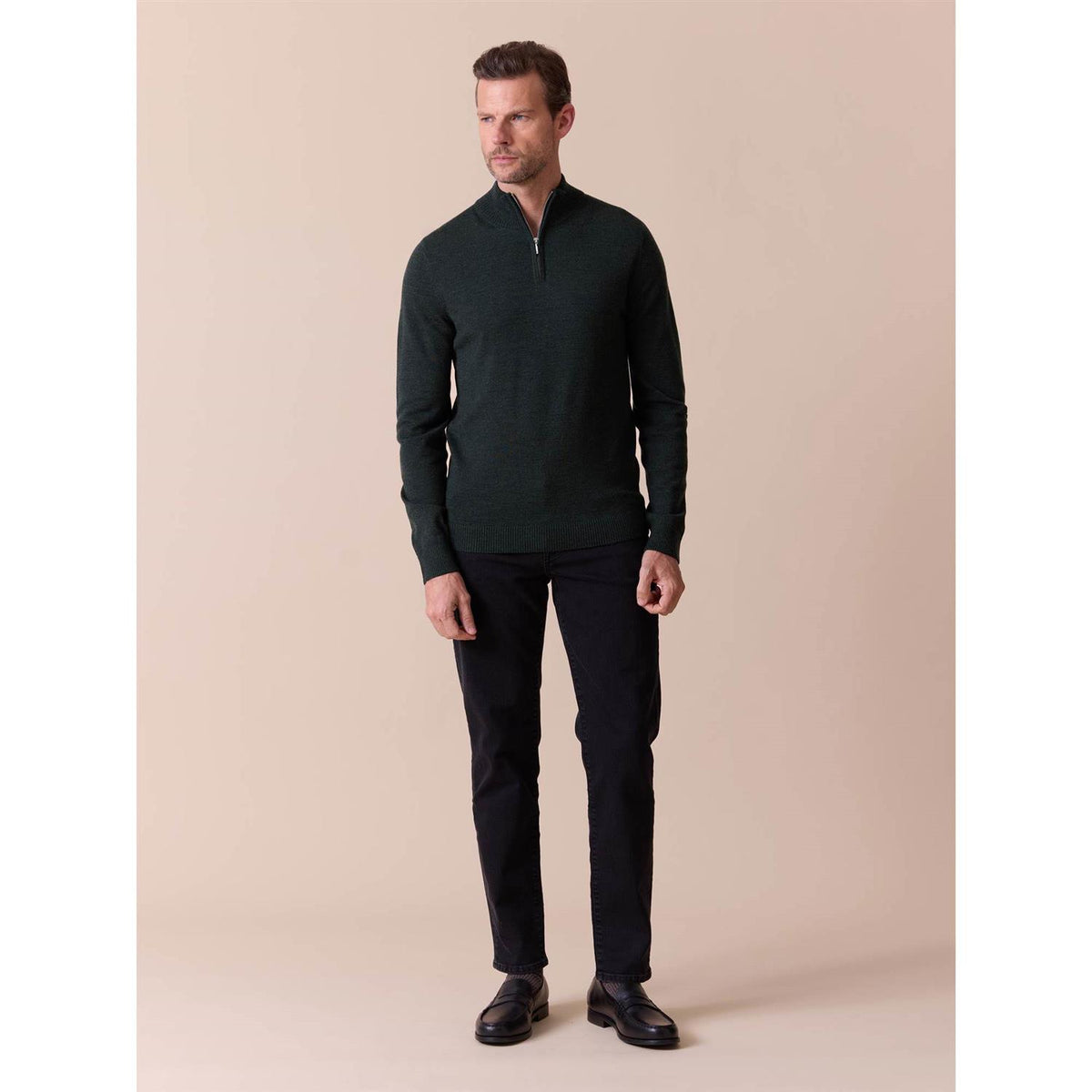 Berto Merino Zip Genser