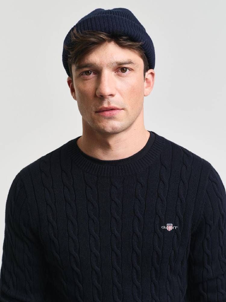 Cotton Cable C-Neck