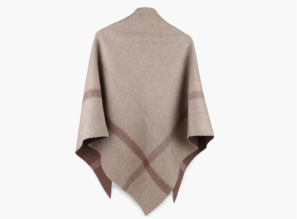 Nina Double Sided Wool Shawl