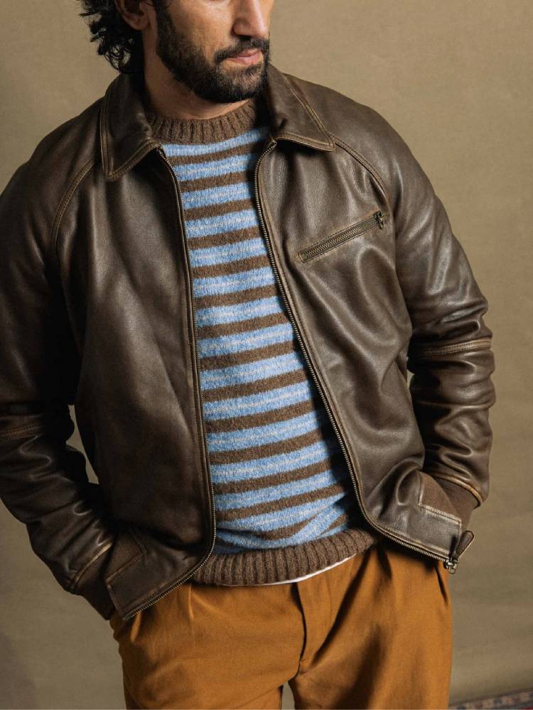 Mmgcarlos Stripe Crew Neck Knit