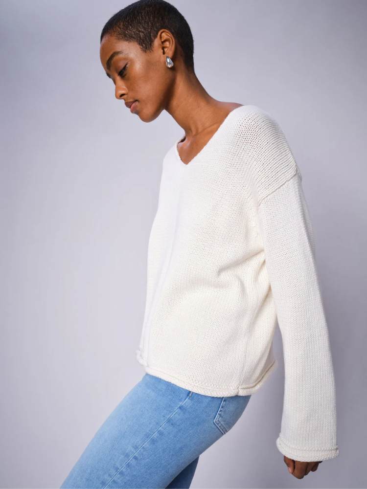 MMBine LS V-neck Knit