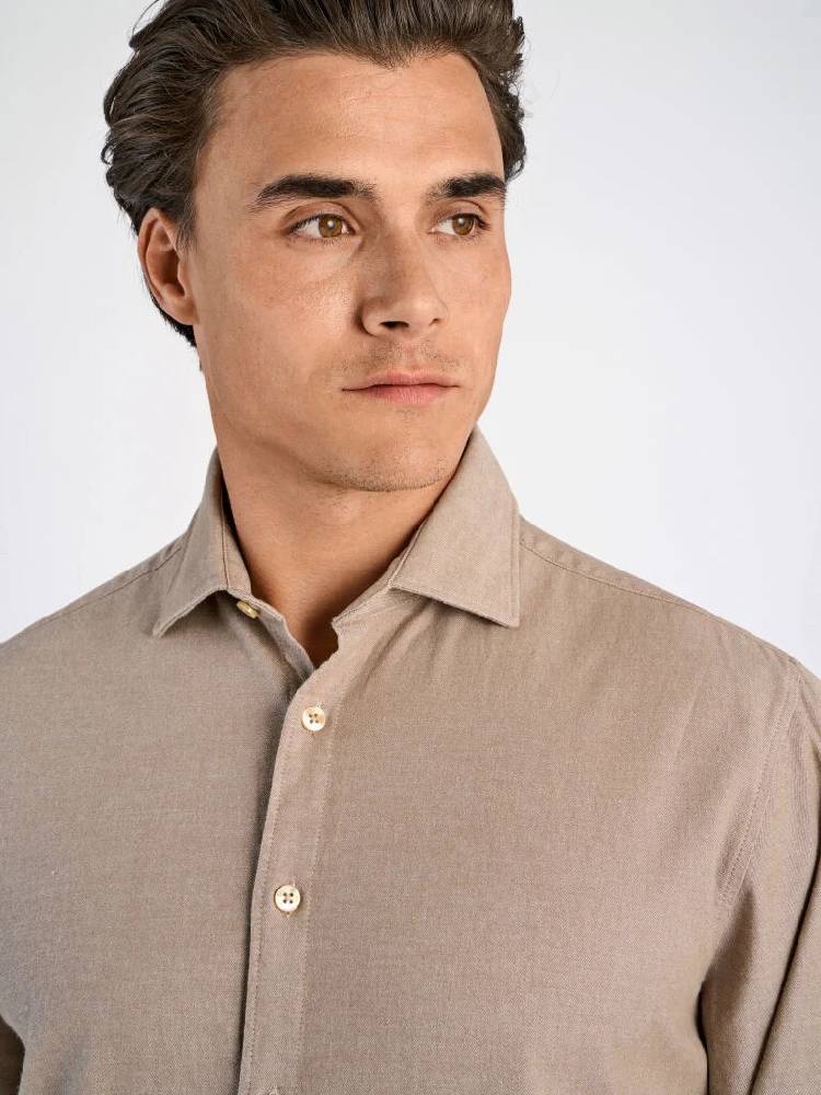 Soft Indigo Stretch Shirt L/s