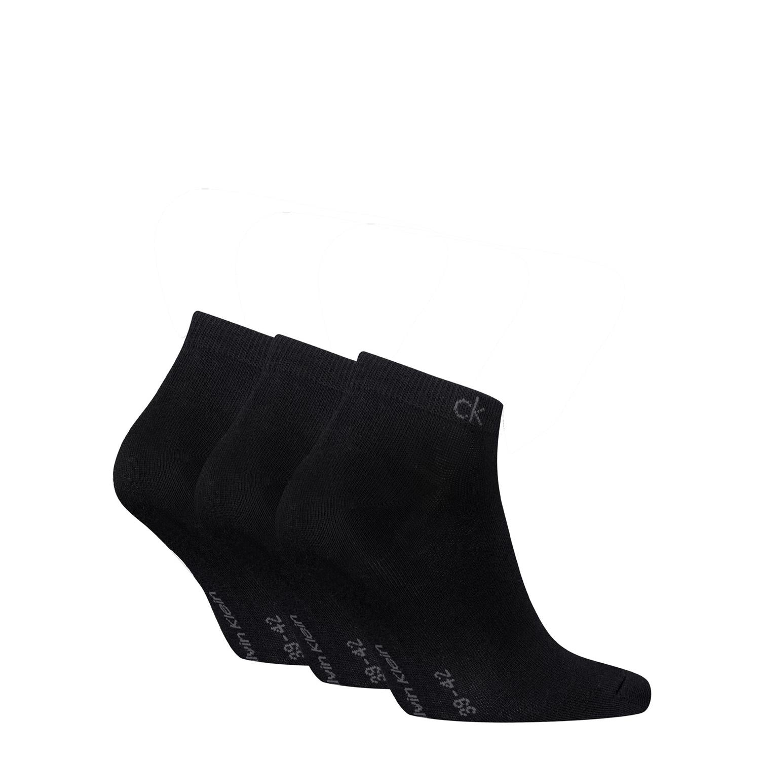 Ck Man 3pk Logo Sneaker Sock