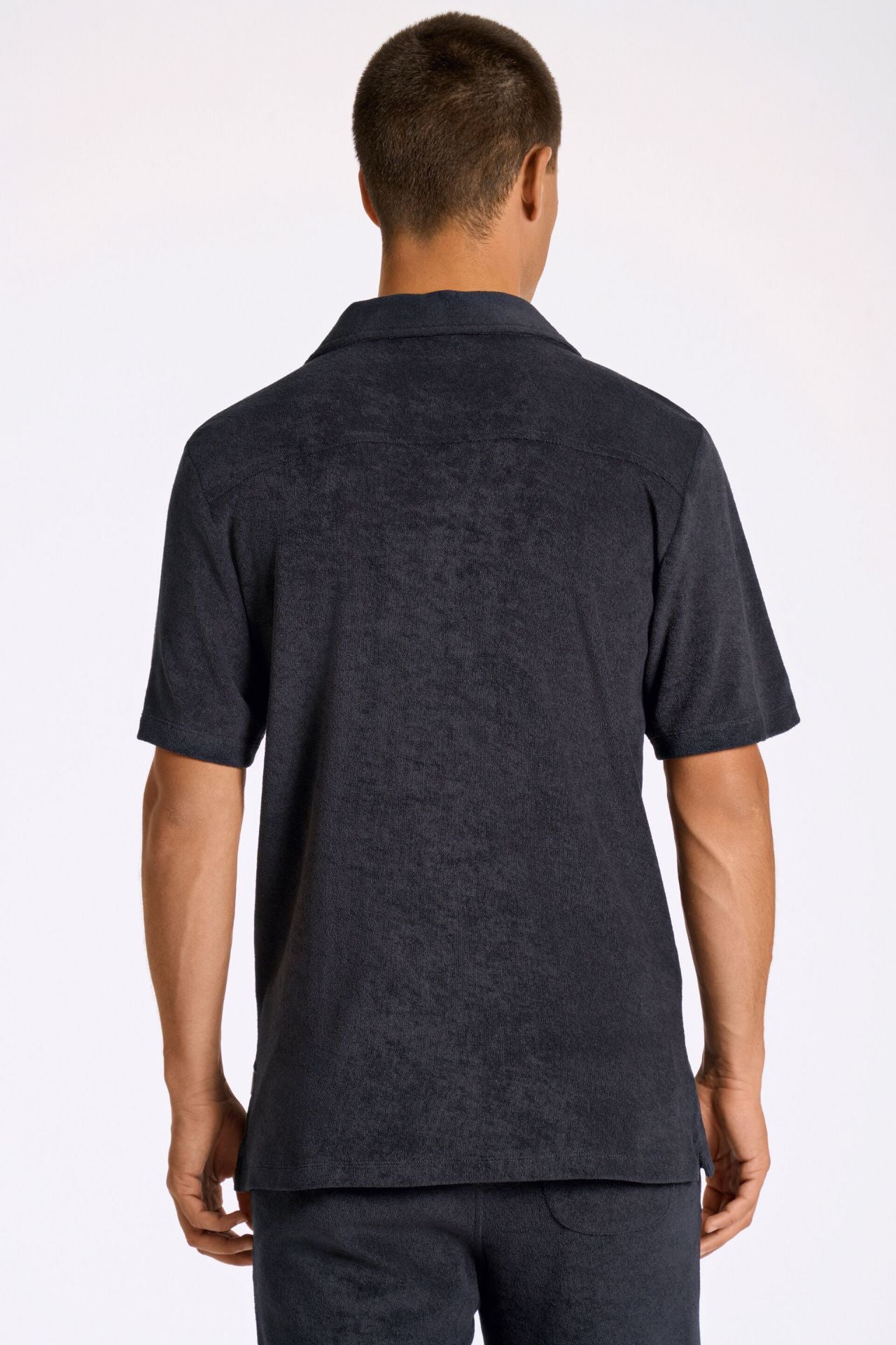 Relaxed fit towel shirt S/S