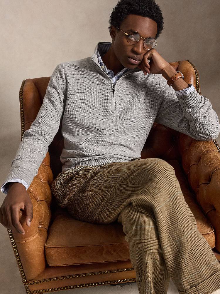 SWEATER-HALF ZIP
