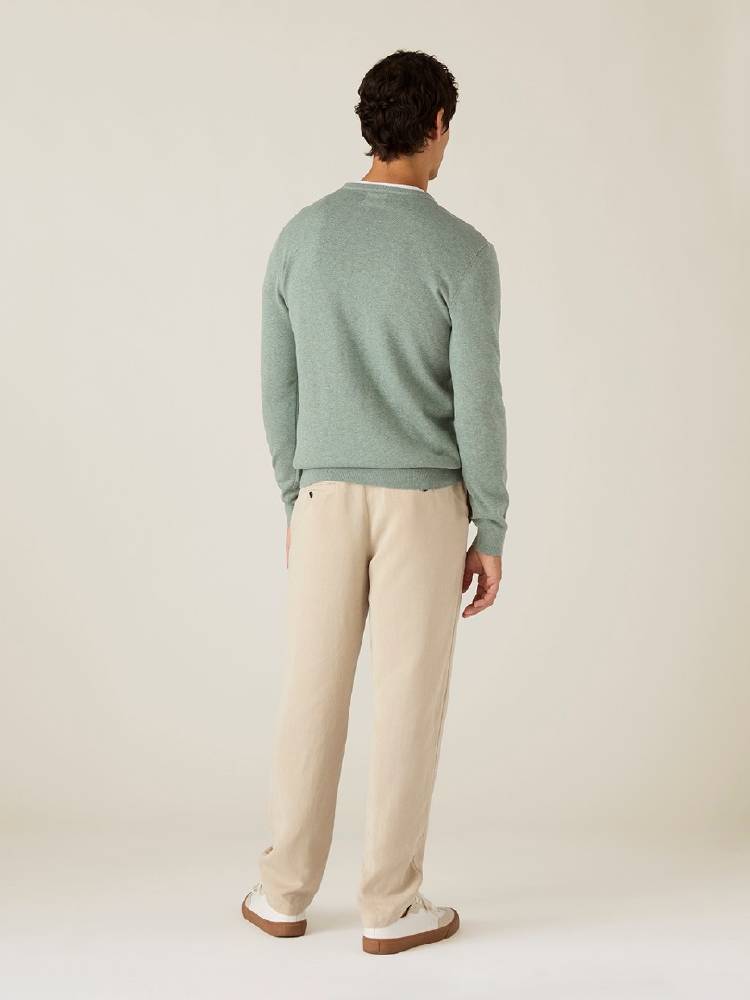 Cotton Crew Knitted Sweater