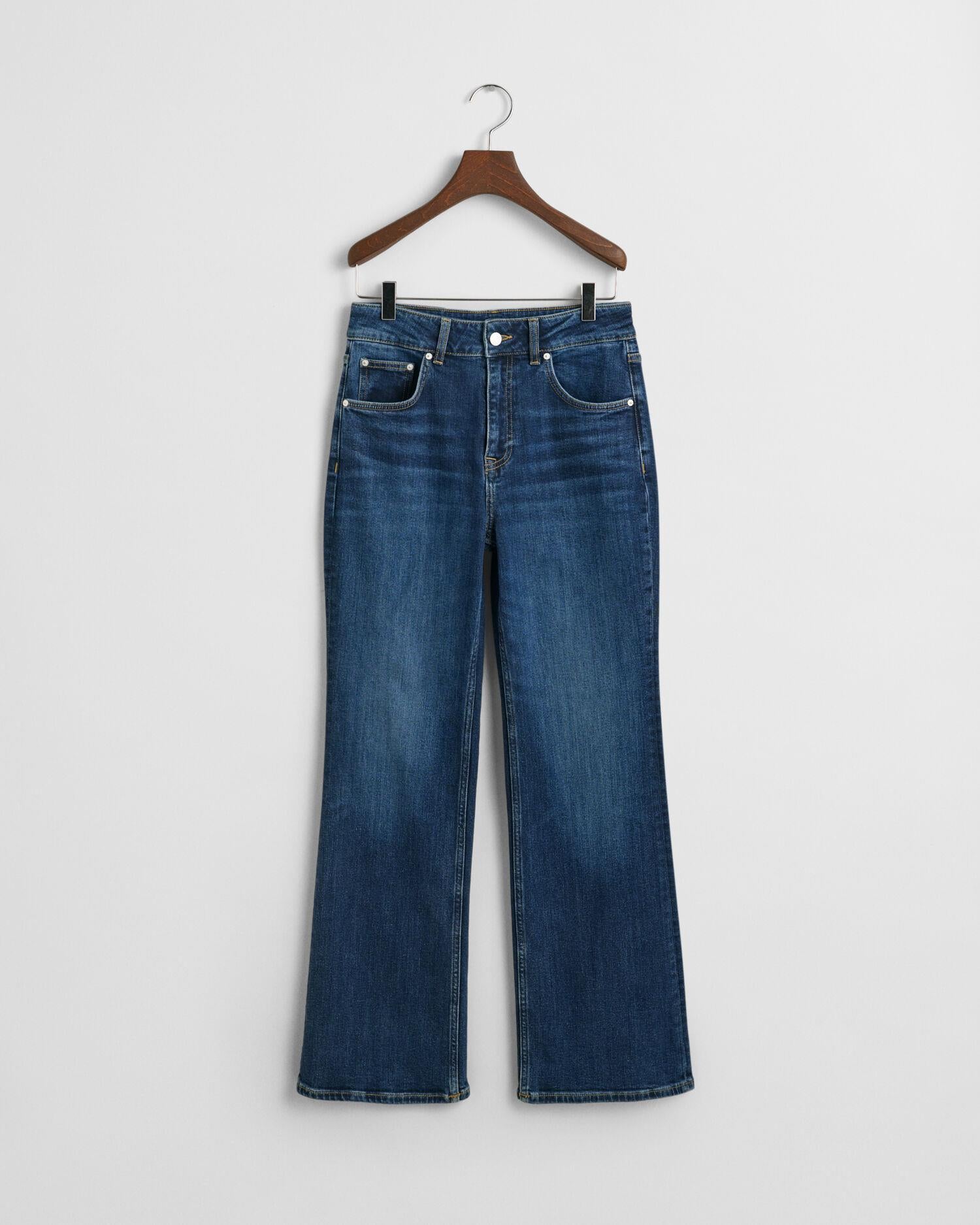 SLIM FLARE JEANS