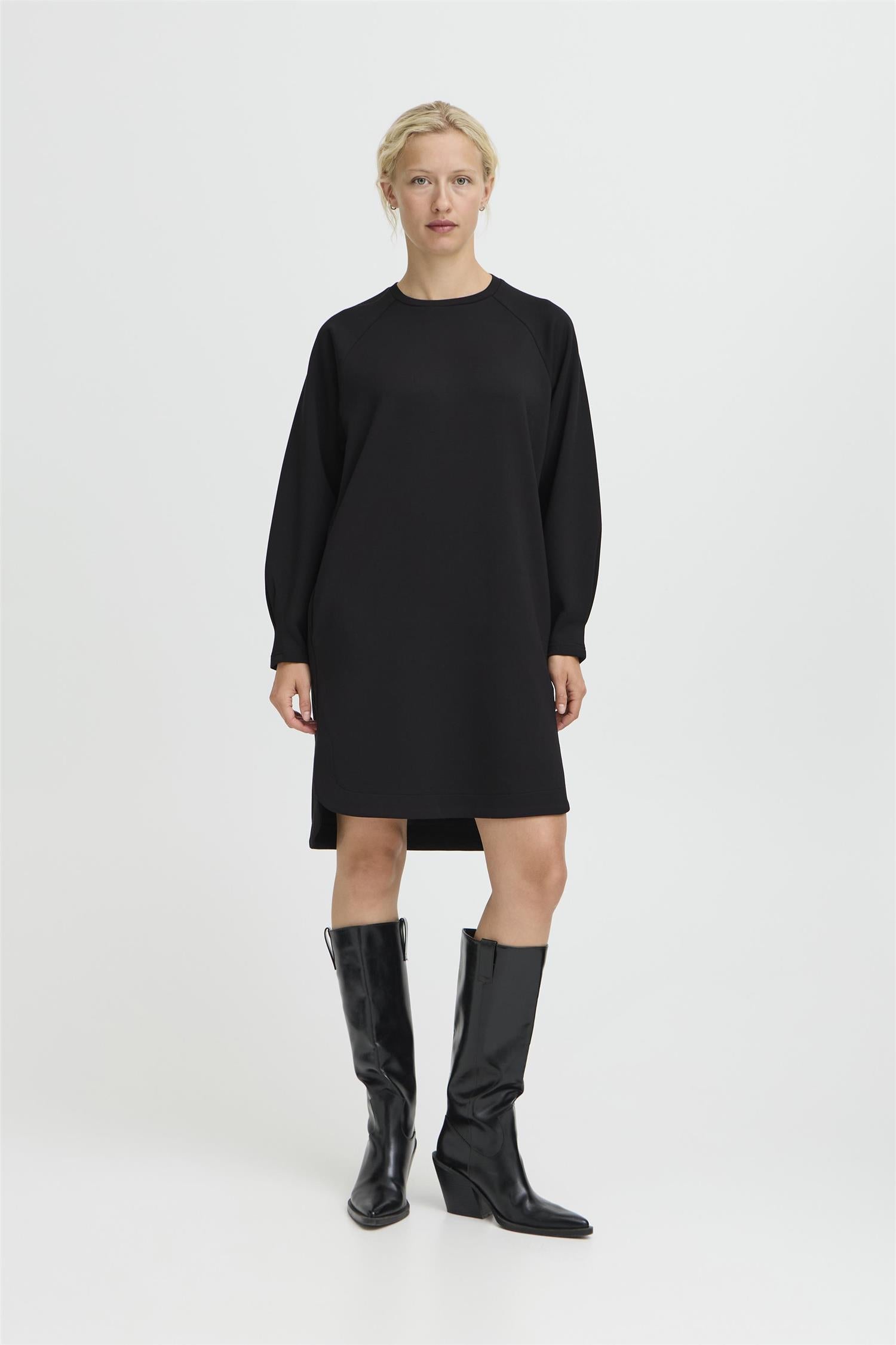 Bypusti Ls Pleat Dress