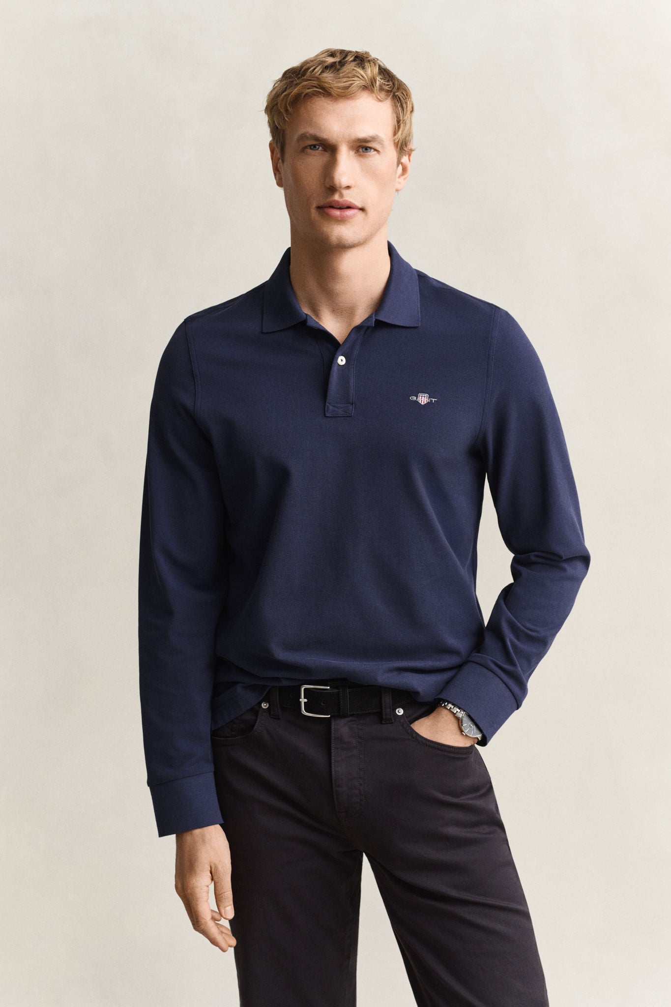 Long Sleeve Polo Shirt