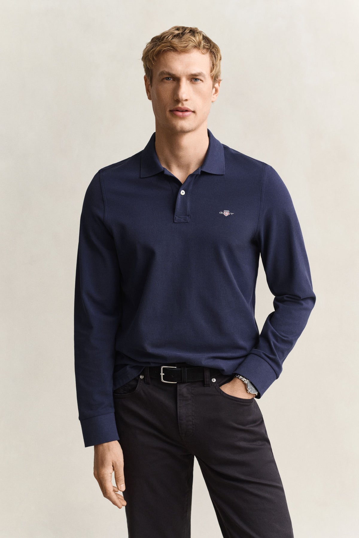 Long Sleeve Polo Shirt