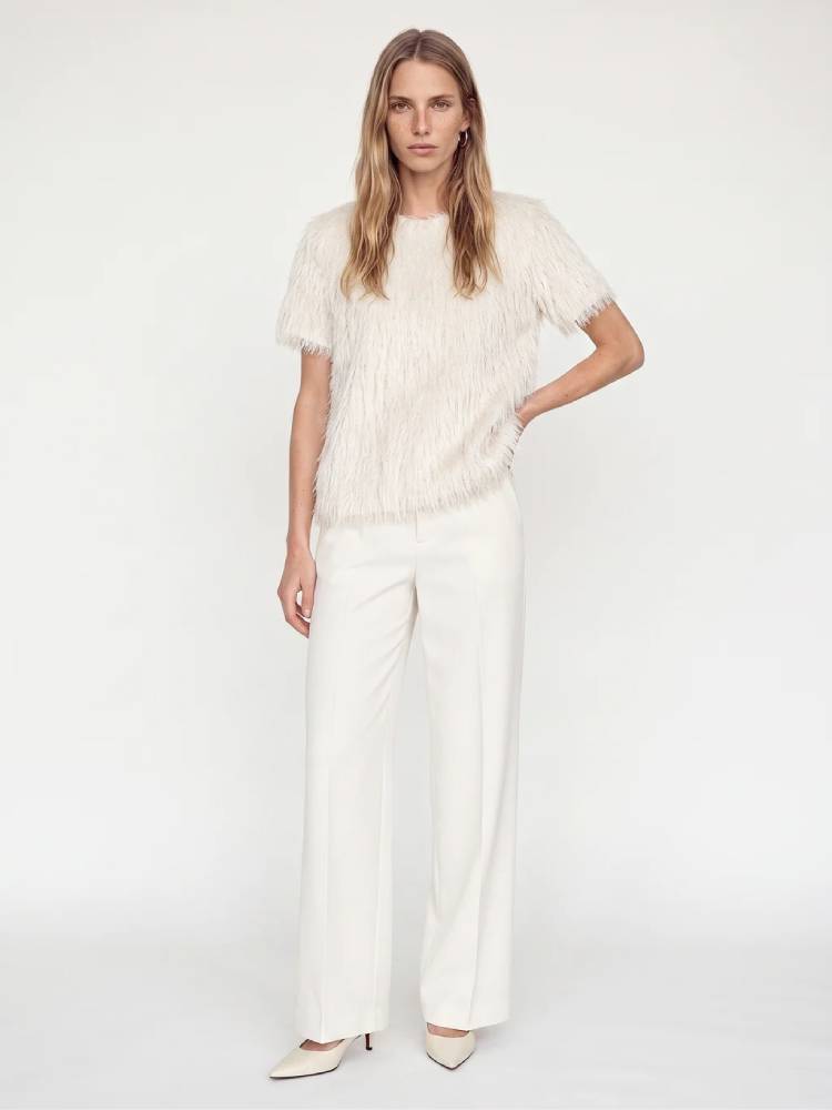 MMBrim O-SS Faux Fur Tee