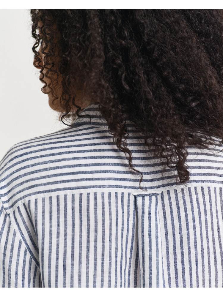 REG LINEN STRIPED SHIRT