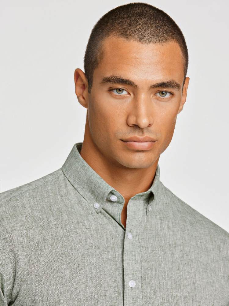 Linen/cotton shirt S/S