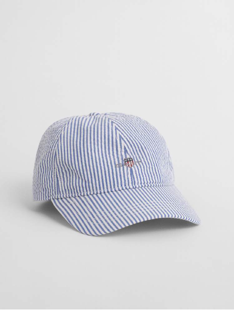 STRIPED SEERSUCKER CAP