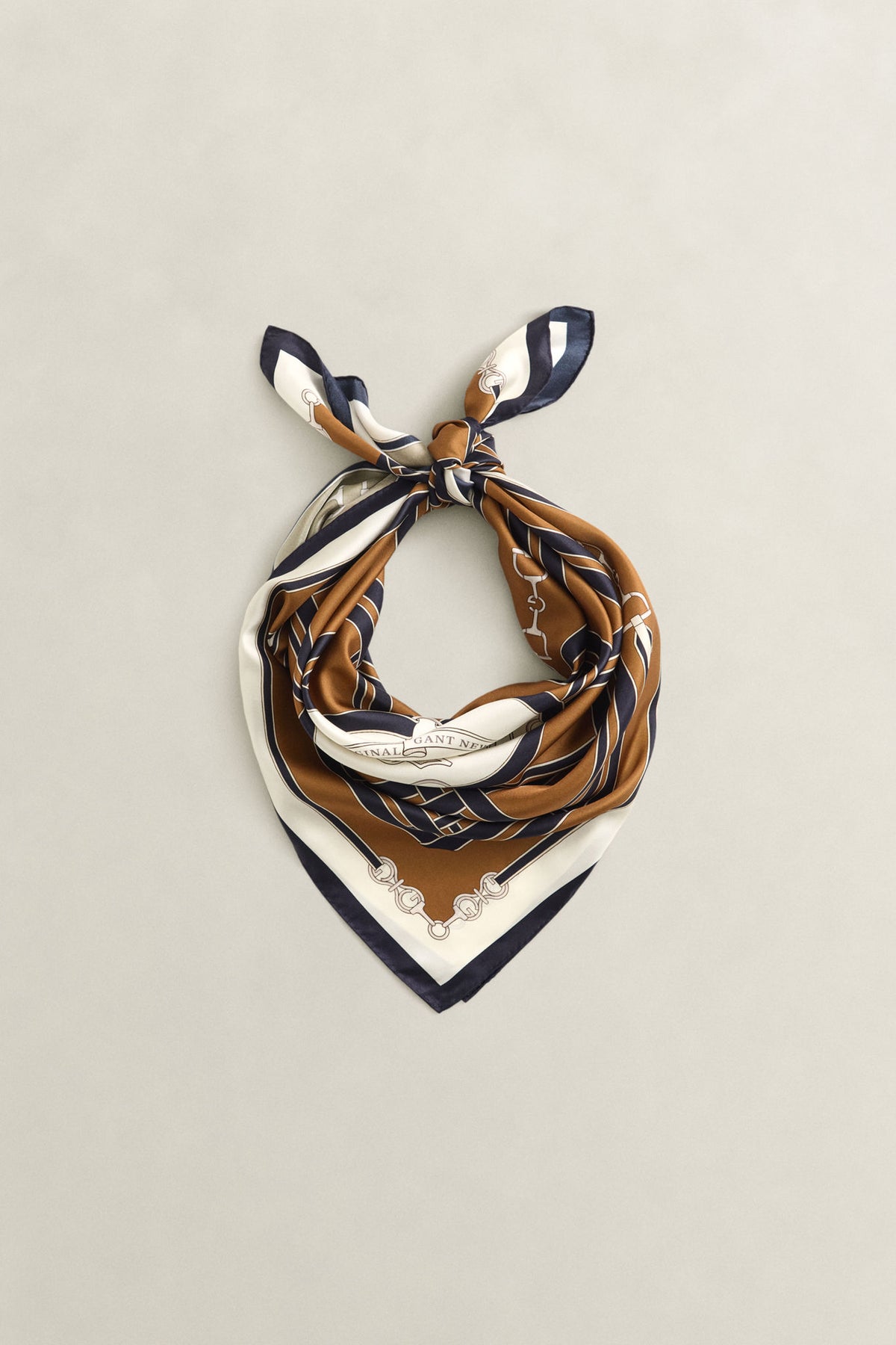 Chain Print Silk Scarf