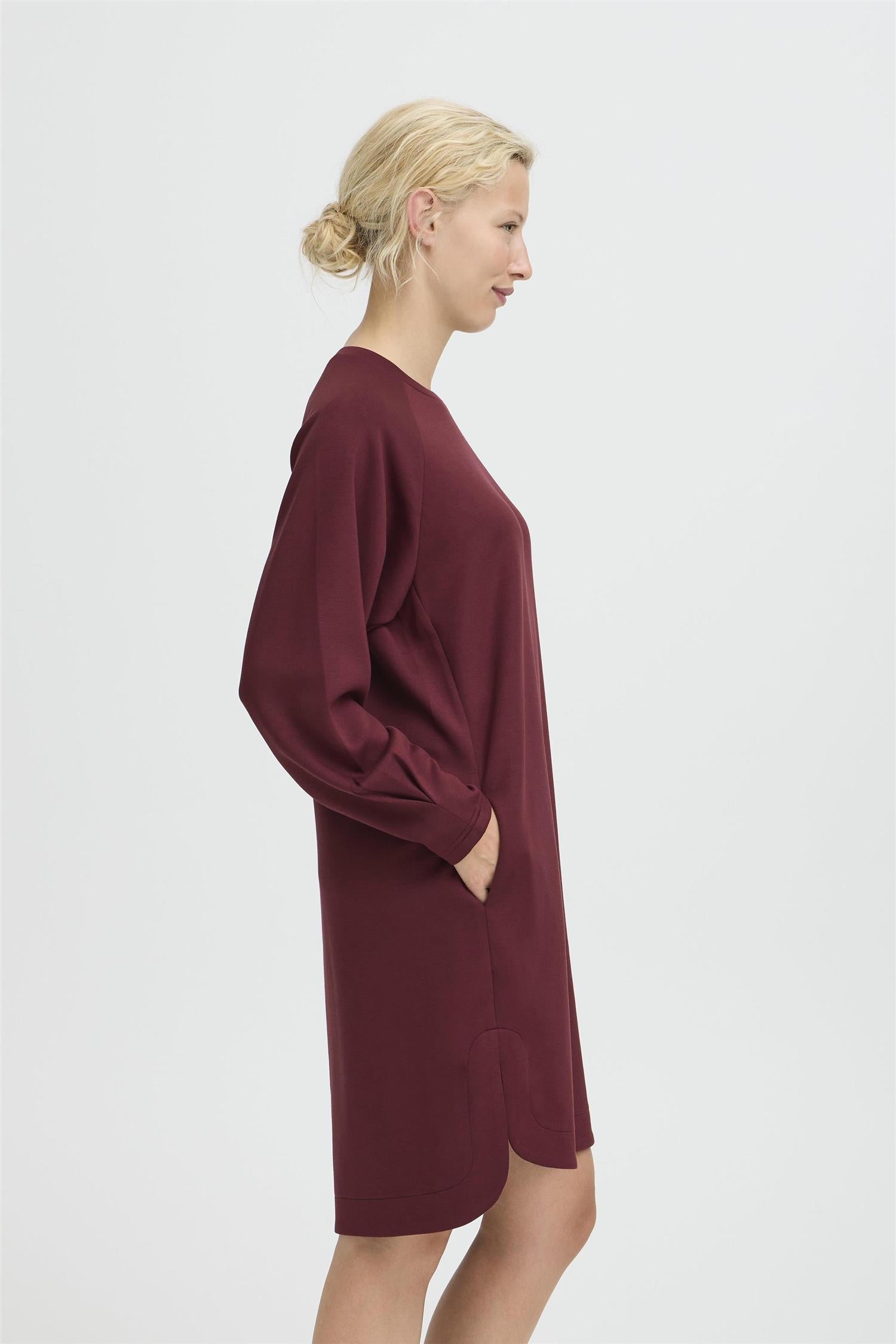Bypusti Ls Pleat Dress