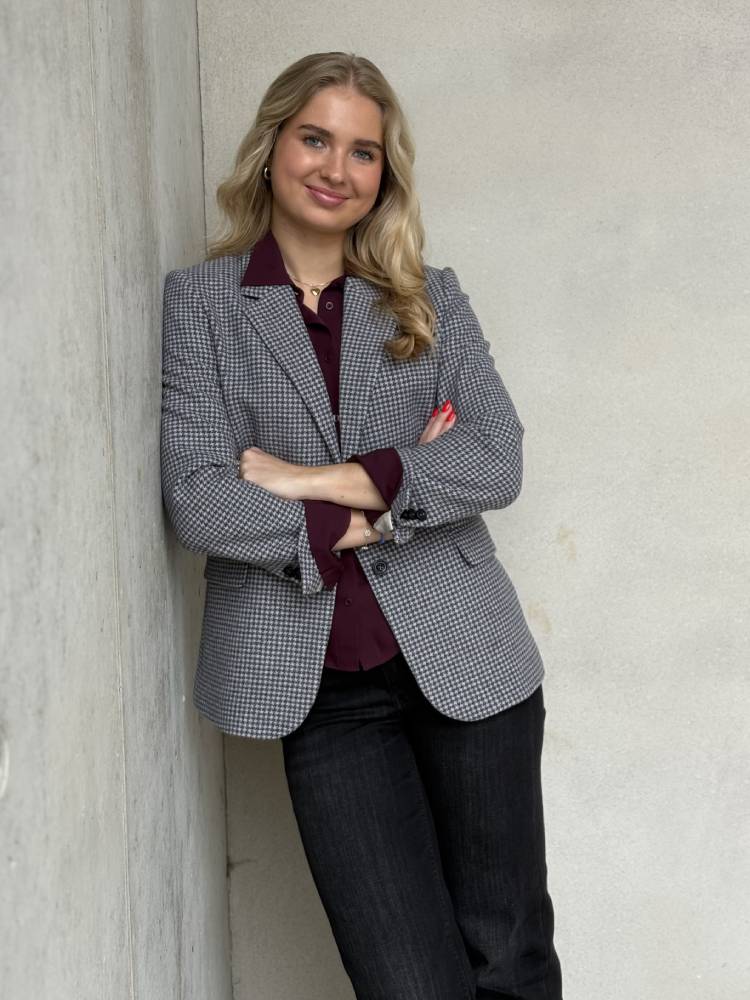 REG HOUNDSTOOTH BLAZER
