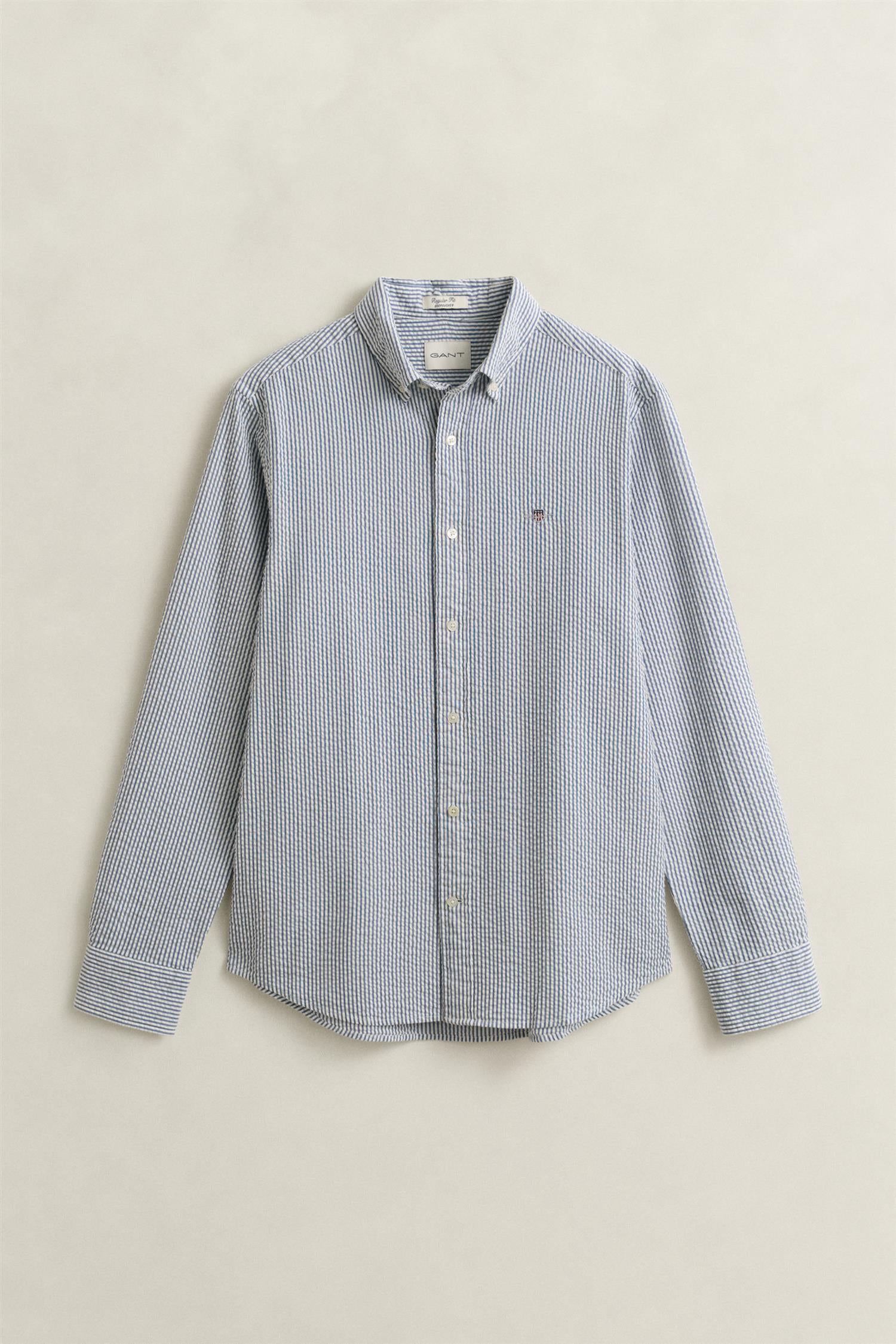 Reg Seersucker Stripe Shirt