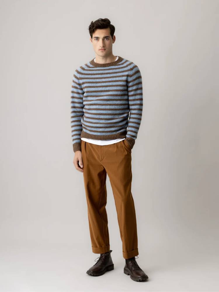 Mmgcarlos Stripe Crew Neck Knit