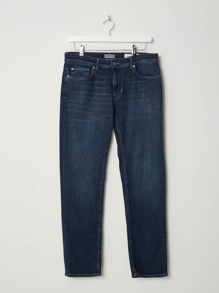 Pierre deep blue stretch