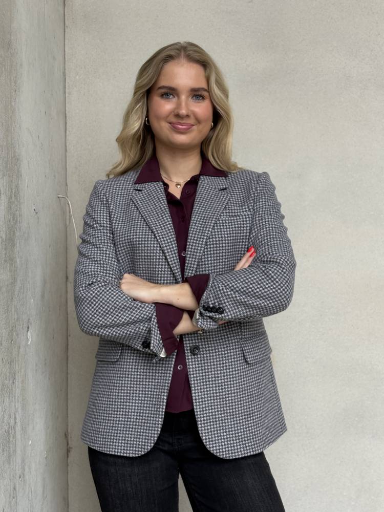 REG HOUNDSTOOTH BLAZER