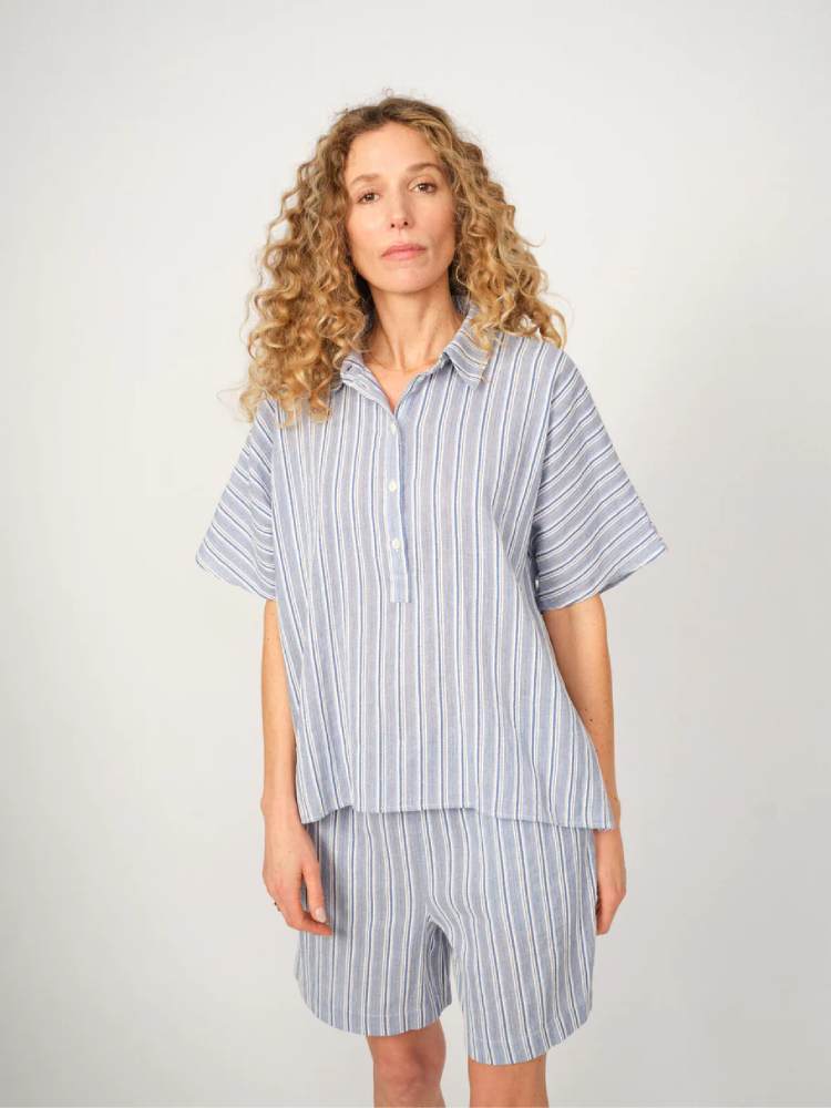 MMLowana Friz Stripe Blouse
